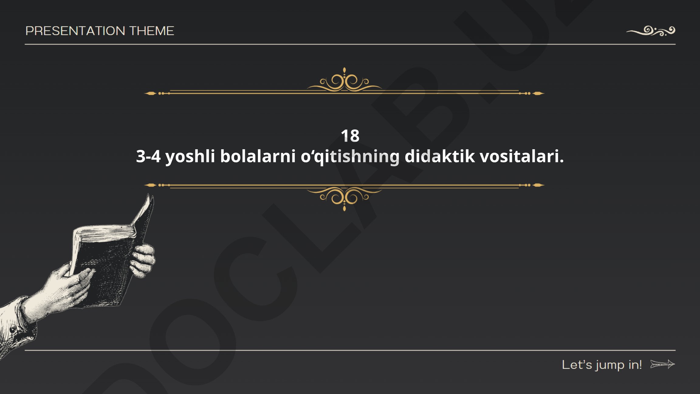 3-4 yoshli bolalarni o‘qitishning didaktik vositalari