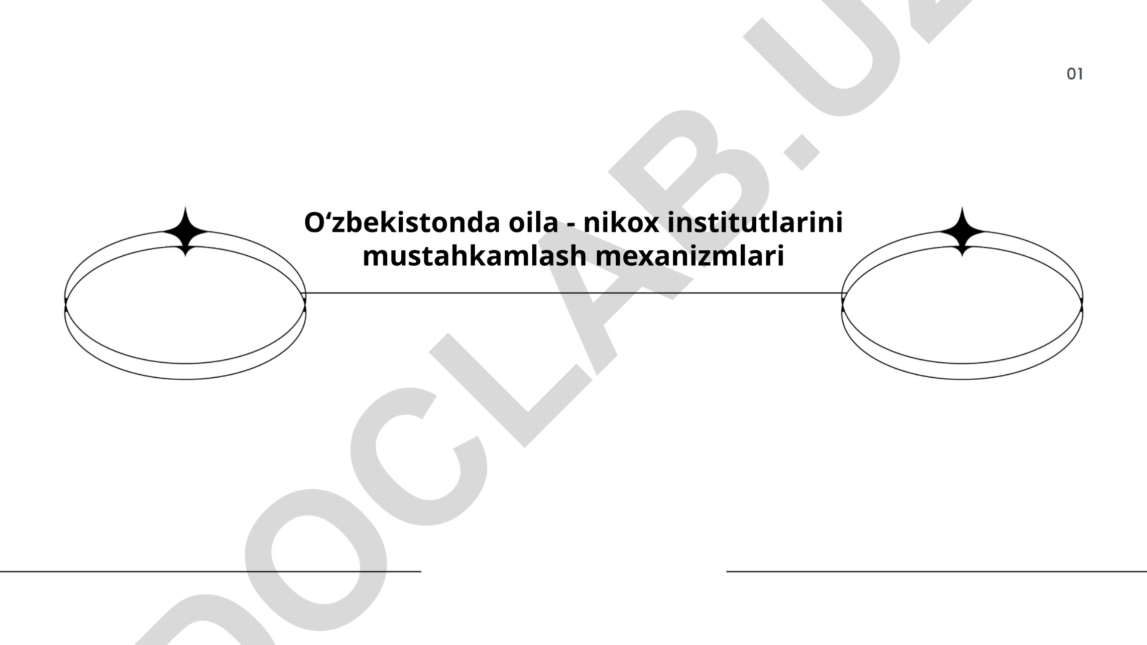 Oʻzbekistonda oila - nikox institutlarini mustahkamlash mexanizmlari