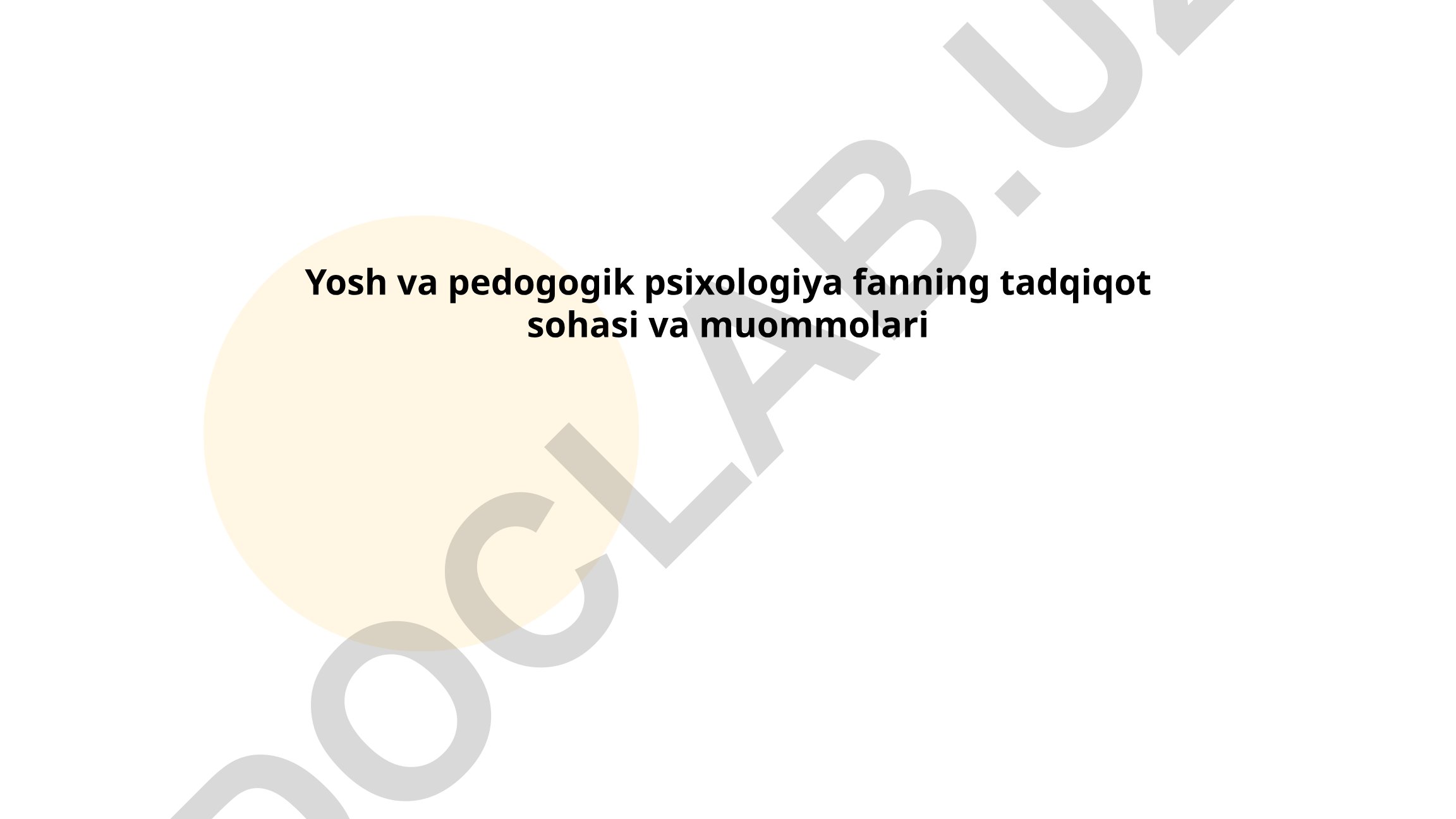 Yosh va pedagogik psixologiyada motivatsiya, stress va intellektual rivojlanish