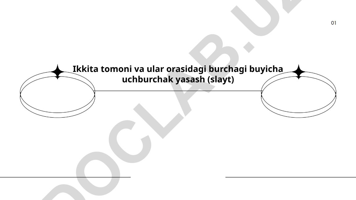 Uchburchak yasash va uning xossalari