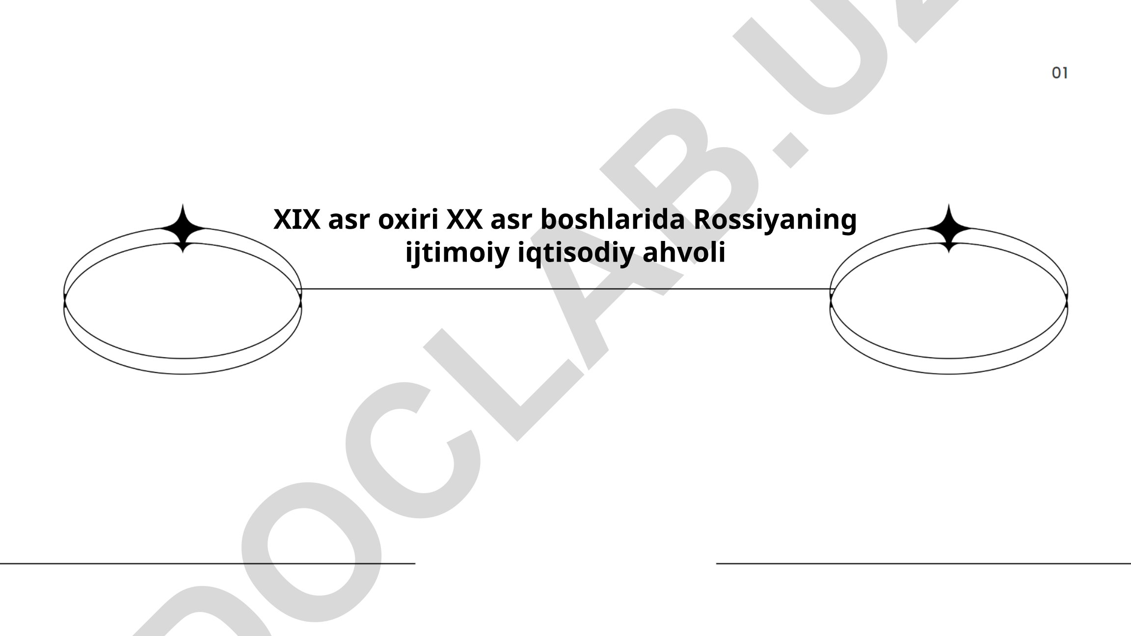XIX asr oxiri XX asr boshlarida Rossiyaning ijtimoiy iqtisodiy ahvoli
