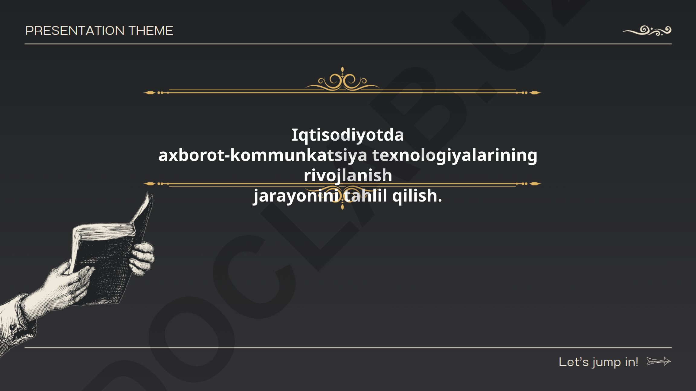 Iqtisodiyotda axborot-kommunikatsiya texnologiyalarining rivojlanish jarayonini tahlil qilish