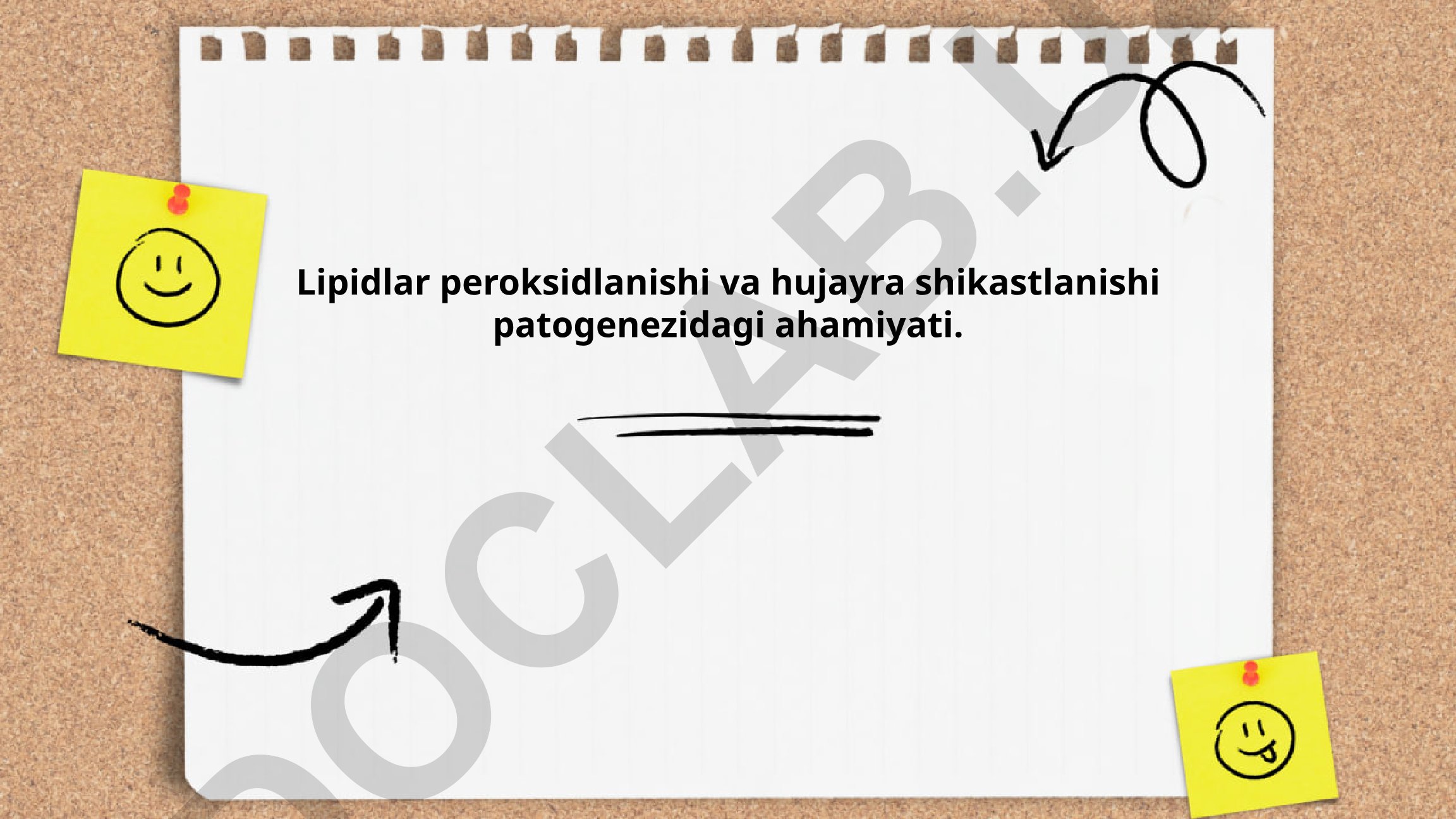 Lipidlar peroksidlanishi va hujayra shikastlanishi patogenezidagi ahamiyati