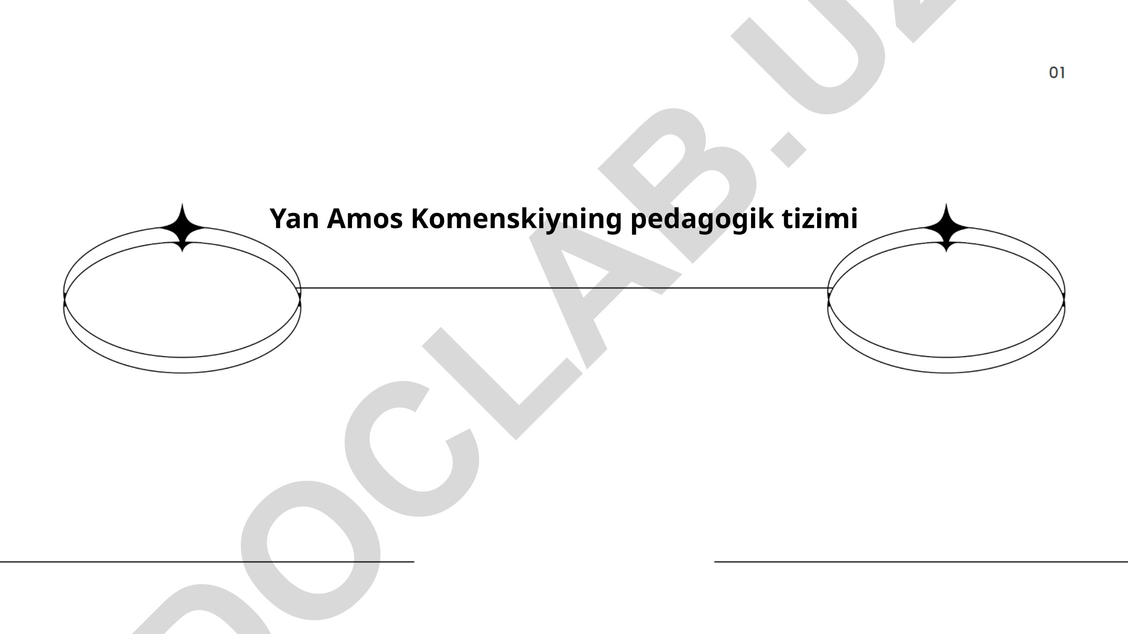 Yan Amos Komenskiyning pedagogik tizimi