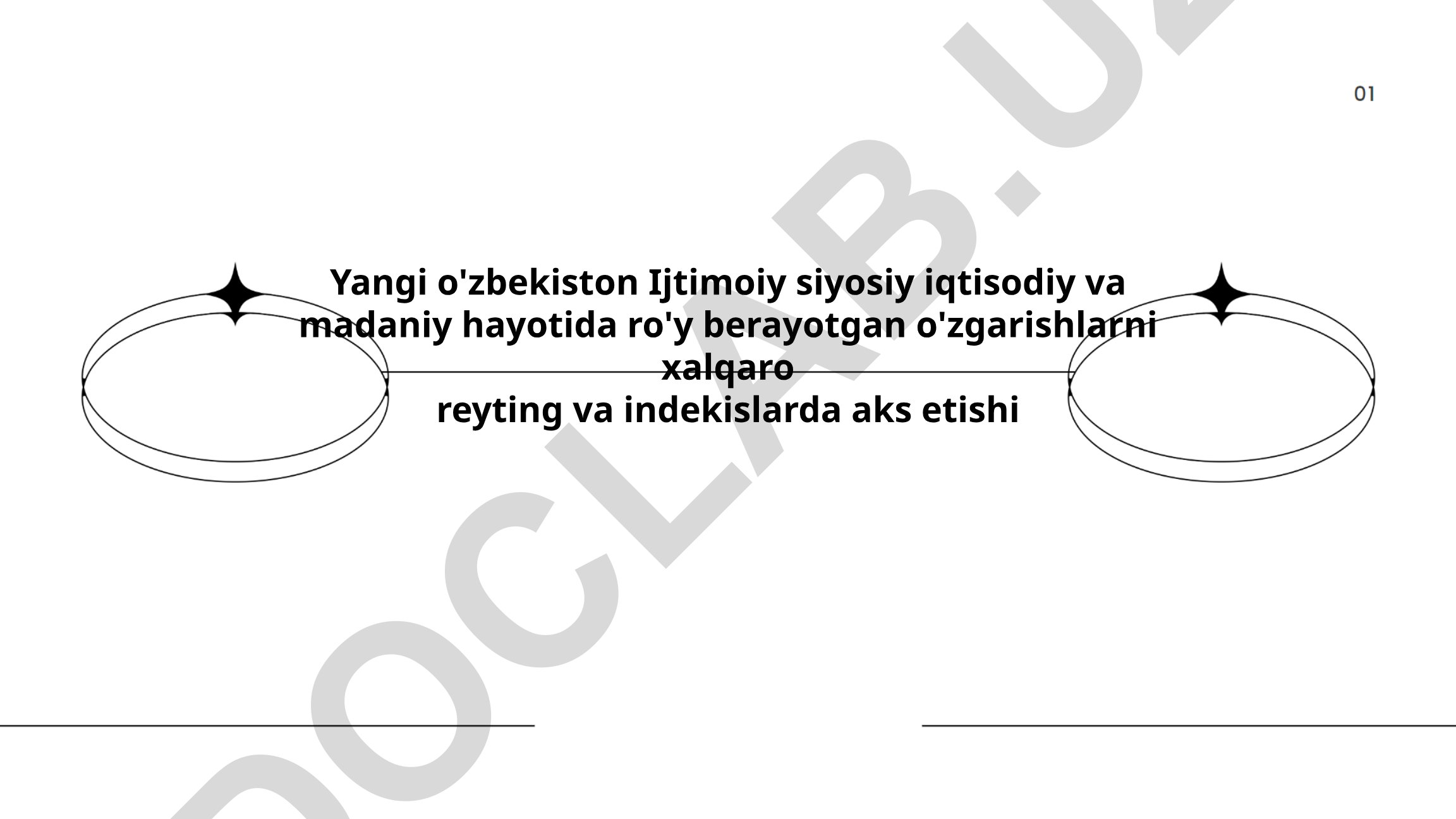 Yangi O'zbekistonning taraqqiyot strategiyasi va islohotlari