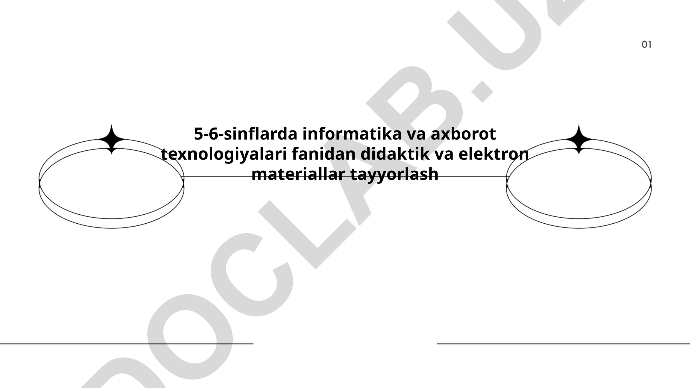 5-6-sinflarda informatika va axborot texnologiyalari fanidan didaktik va elektron materiallar tayyorlash
