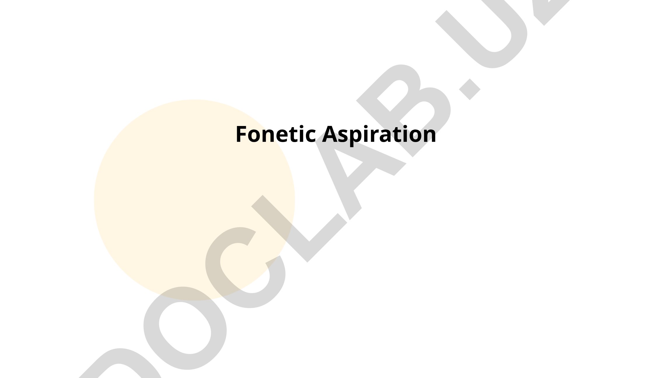 Fonetic Aspiration: Definition, Voiceless Stops and English Consonants