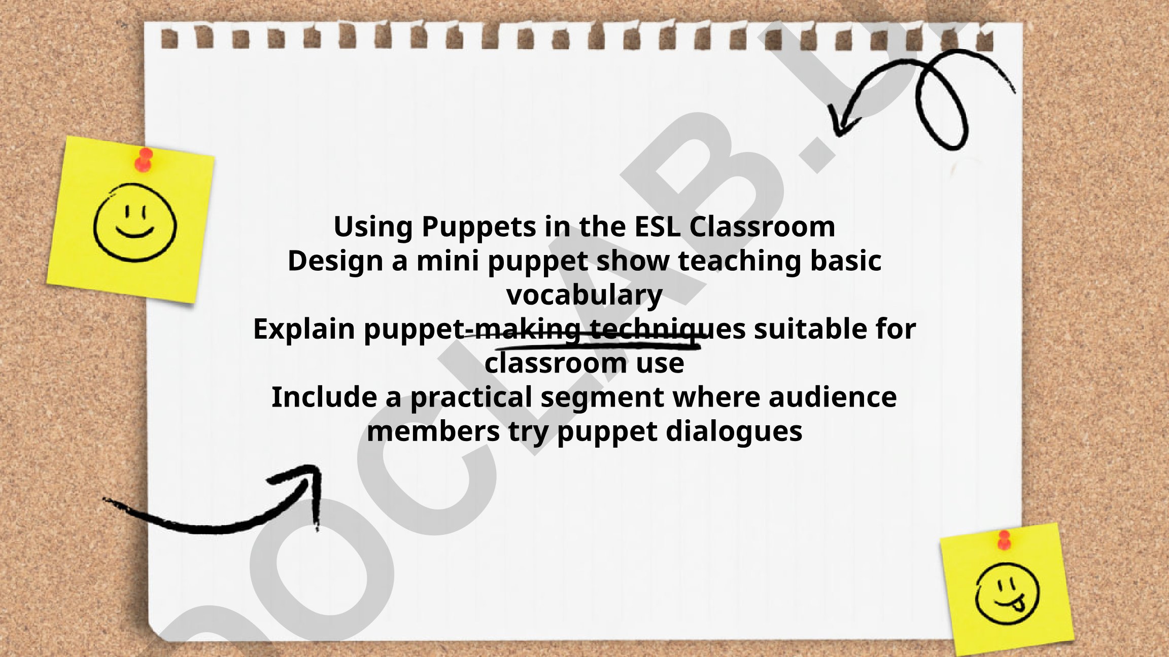 Using Puppets in the ESL Classroom