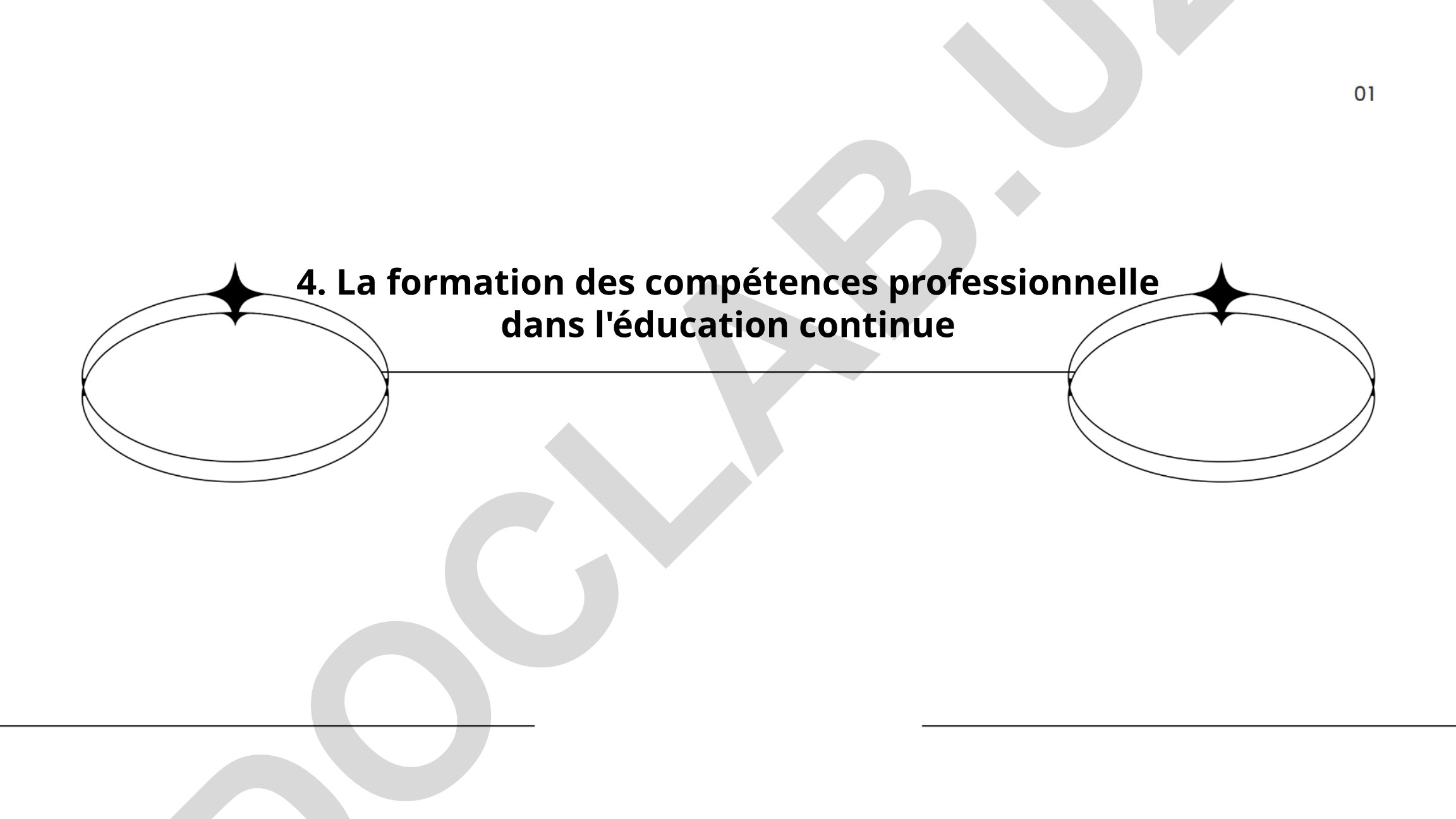 La formation des compétences professionnelle dans l'éducation continue