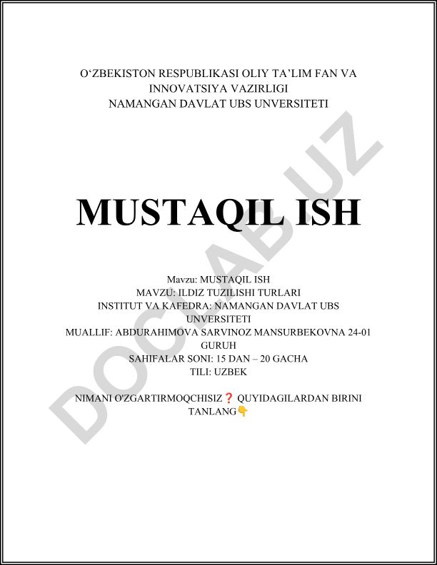Ildiz tuzilishi turlari