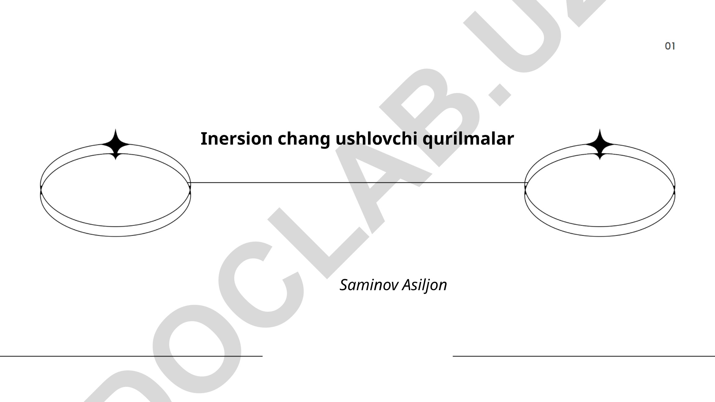 Inversion chang ushlovchi qurilmalar turlari va texnologiyalari