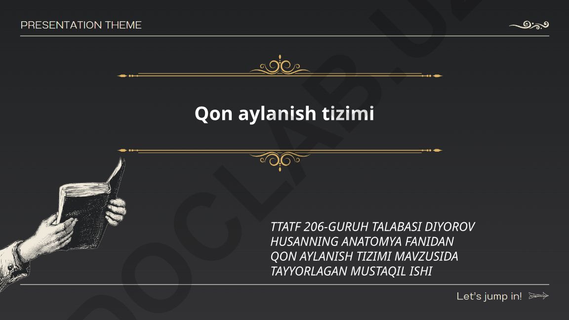 Qon aylanish tizimi anatomiyasi