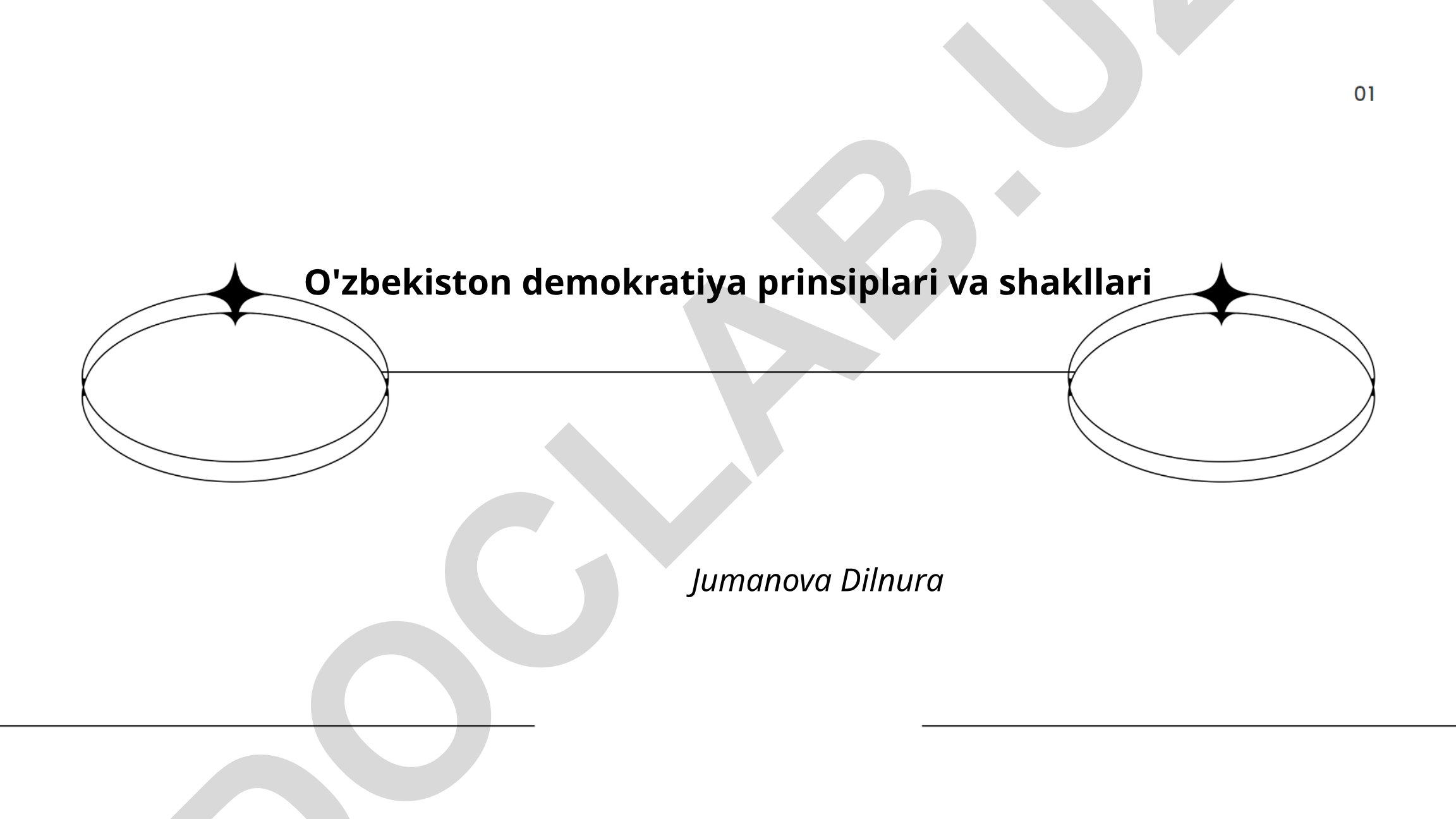 O'zbekiston demokratiya prinsiplari va shakllari