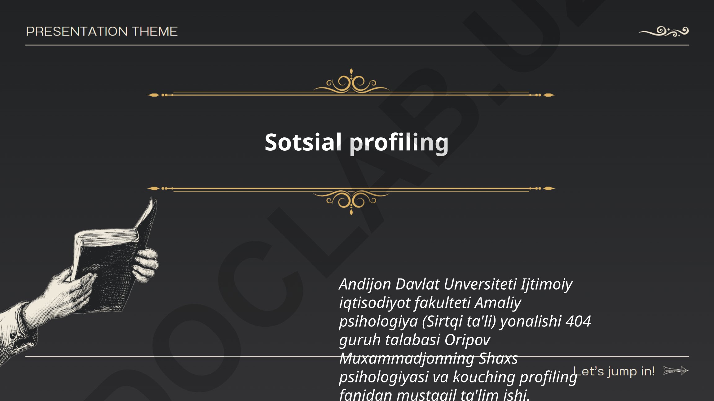 Ijtimoiy profilingning tarixi, metodlari va ijtimoiy ta'siri