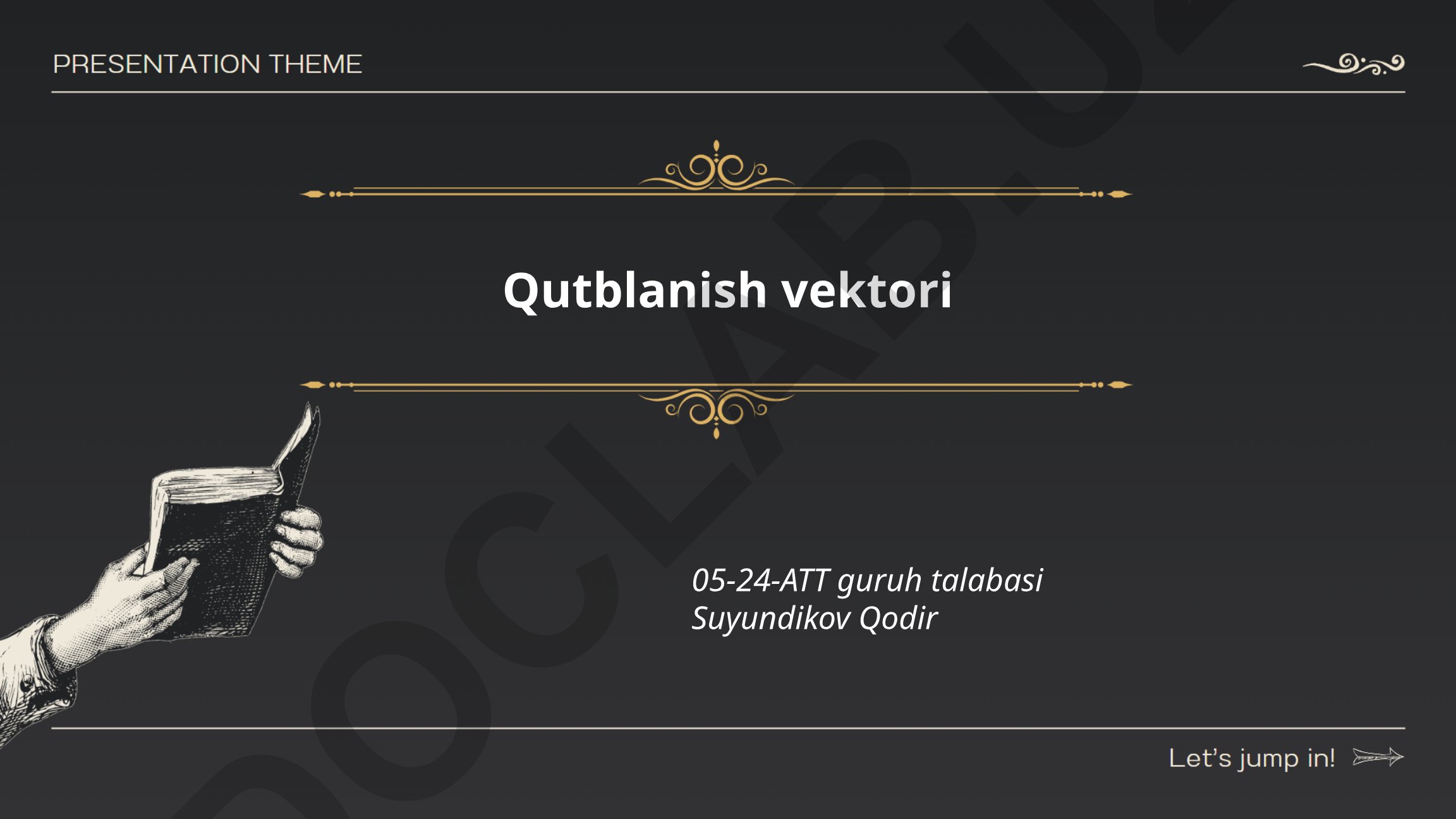 Qutblanish vektorining asosiy tushunchalari va xossalari