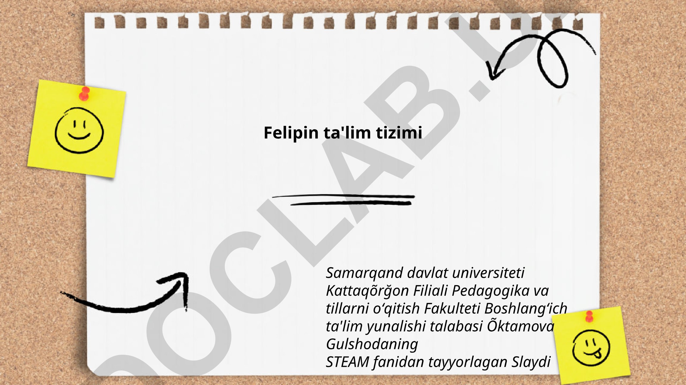 Filippin ta'lim tizimining tuzilishi va bosqichlari