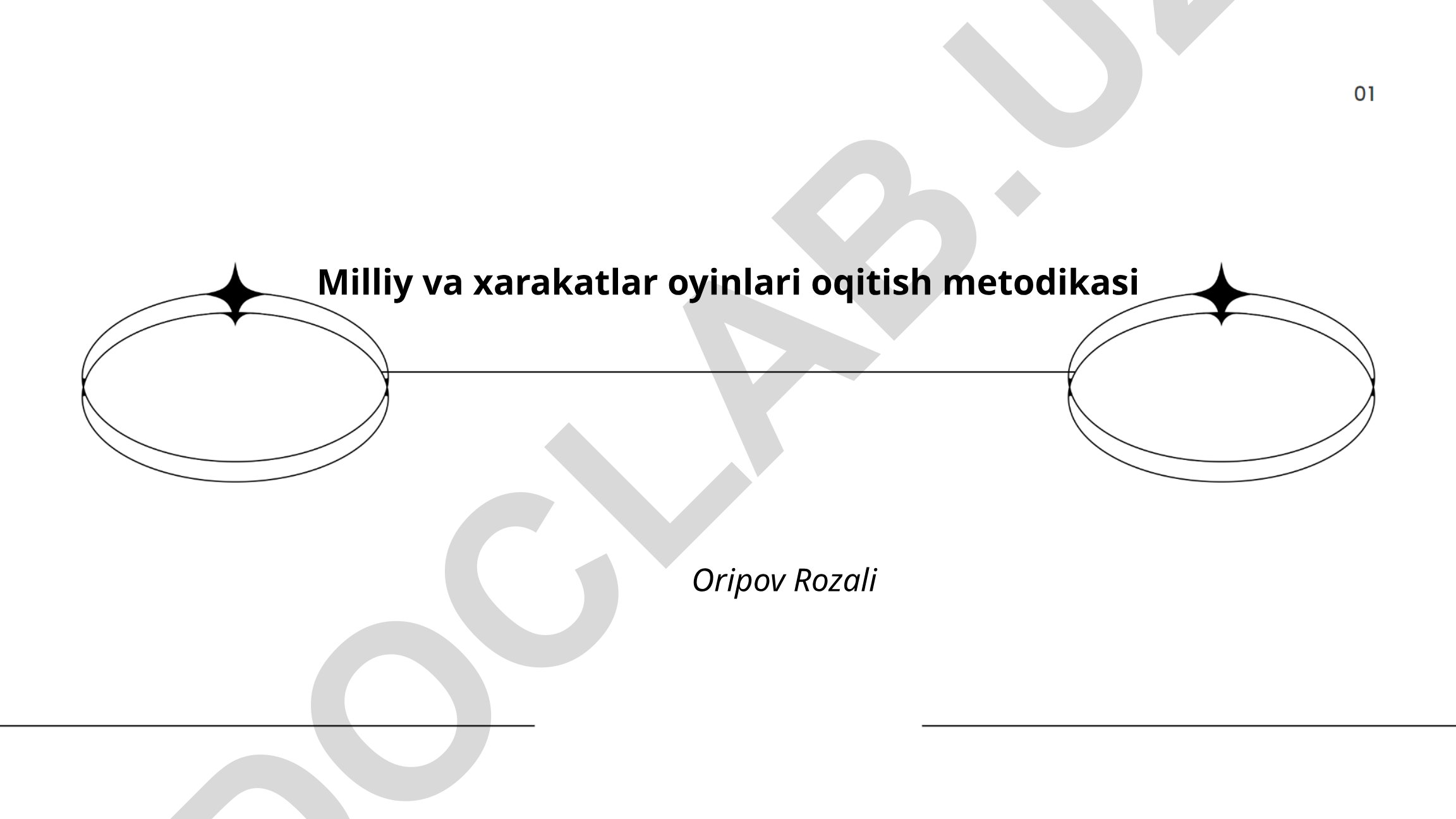 Milliy va harakatlar o‘yinlari o‘qitish metodikasi