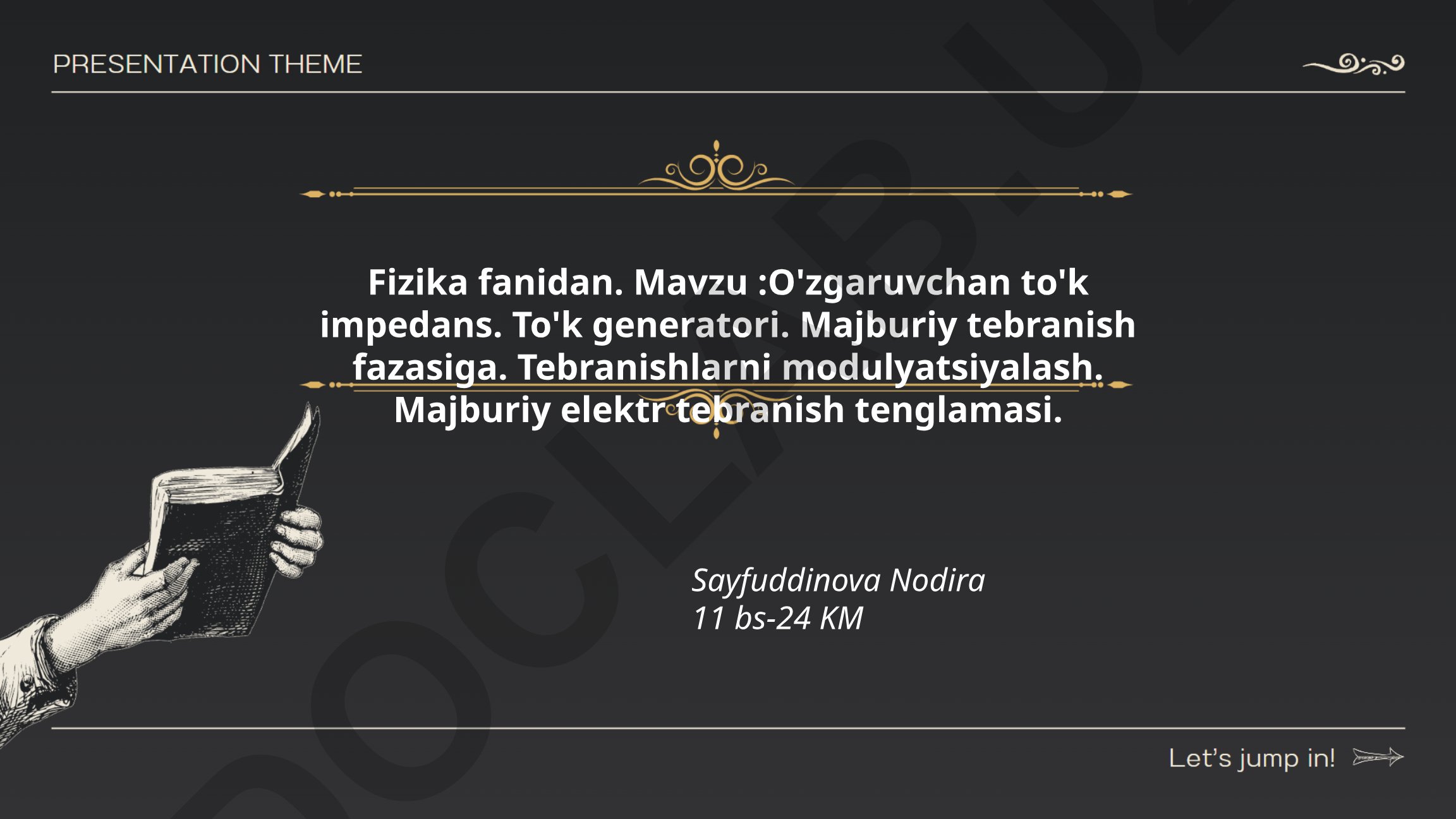 O'zgaruvchan to'k impedans va majburiy elektr tebranishlar