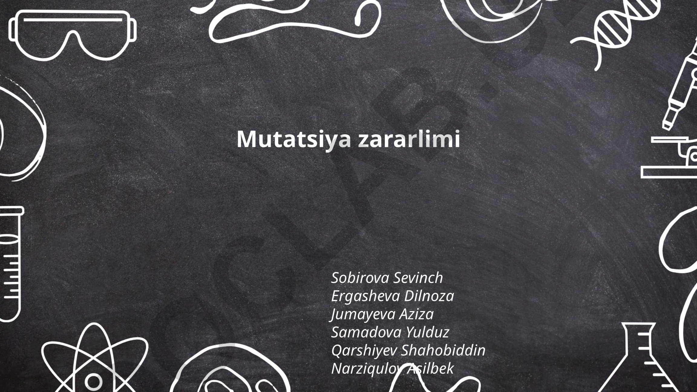 Mutatsiya tushunchasi va genetika