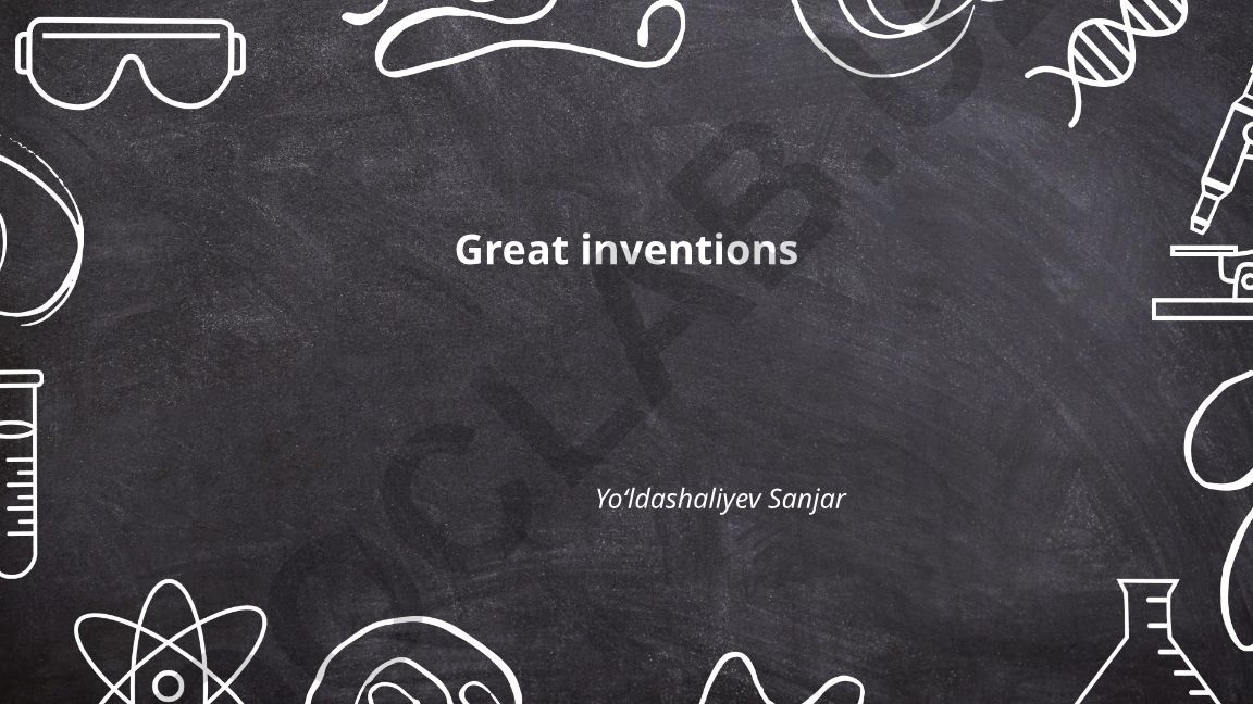 Great inventions