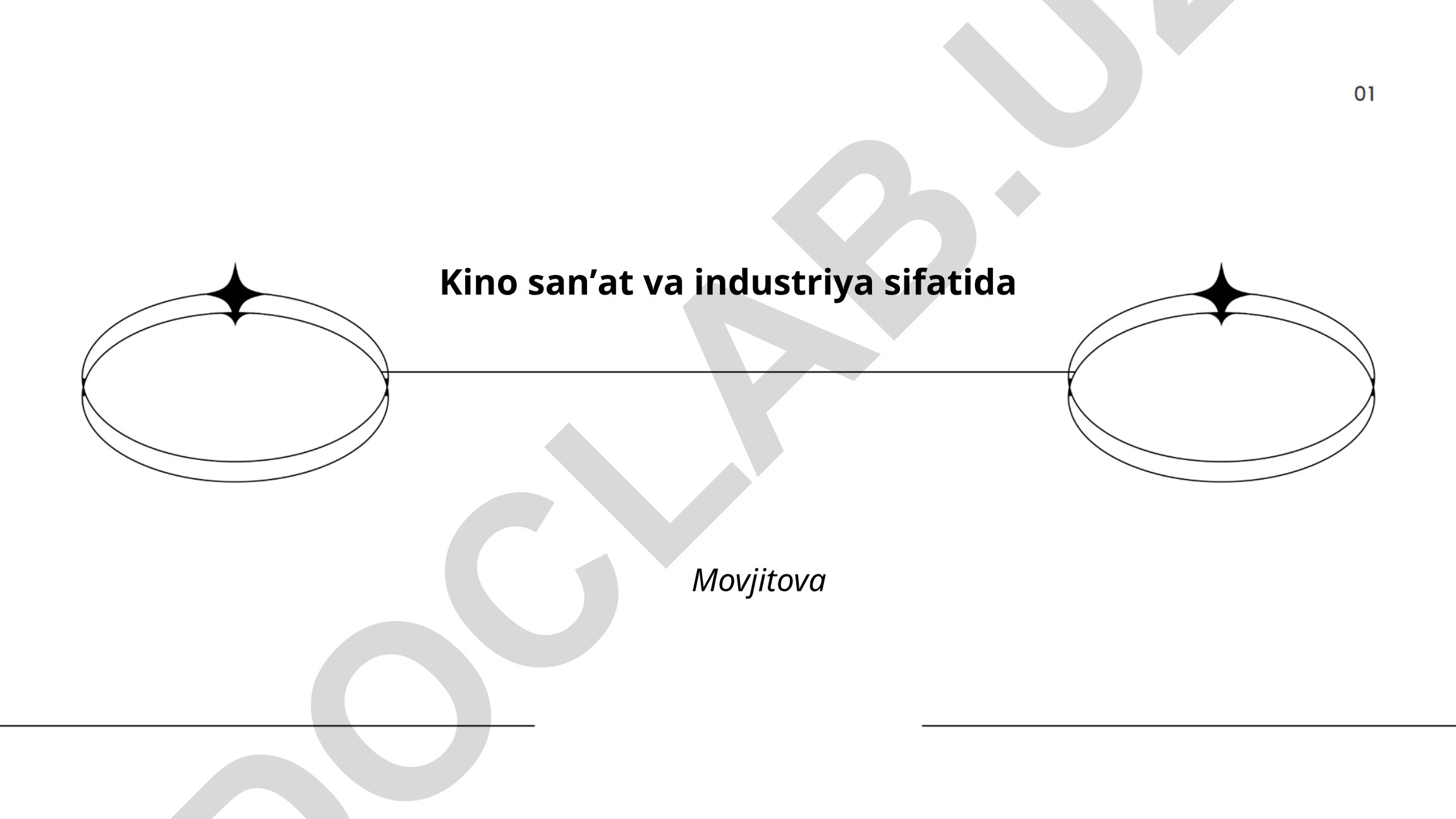 Kino sanʼat va industriya sifatida Oʻzbekiston kinosi