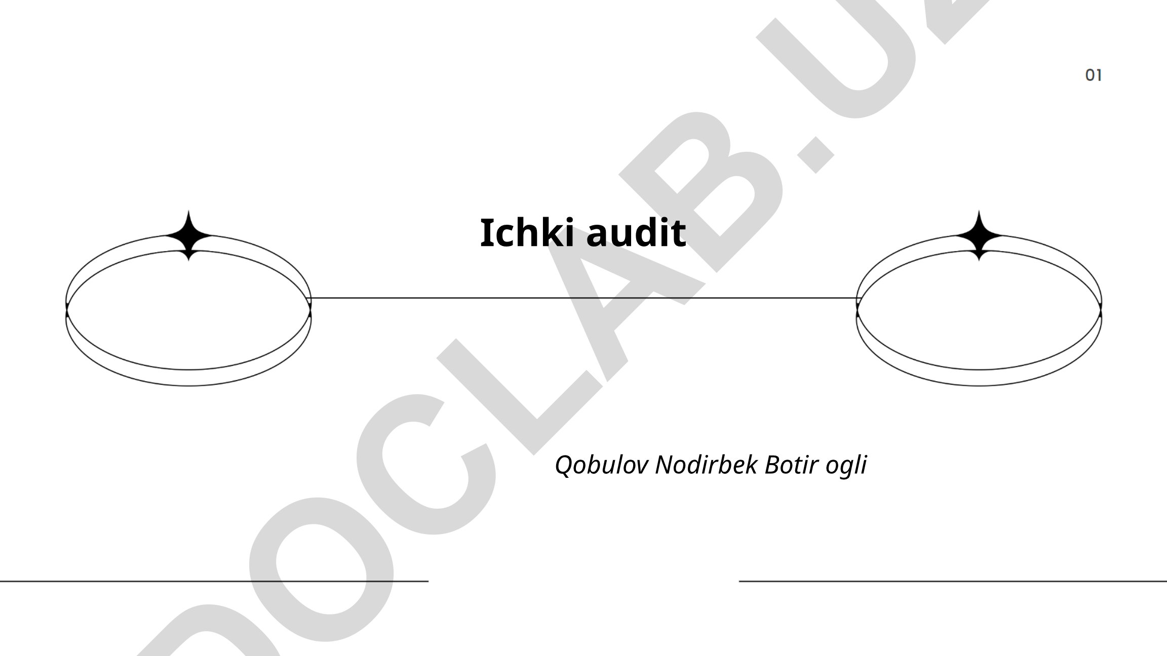 Ichki audit jarayonlari va nazorat tizimlari