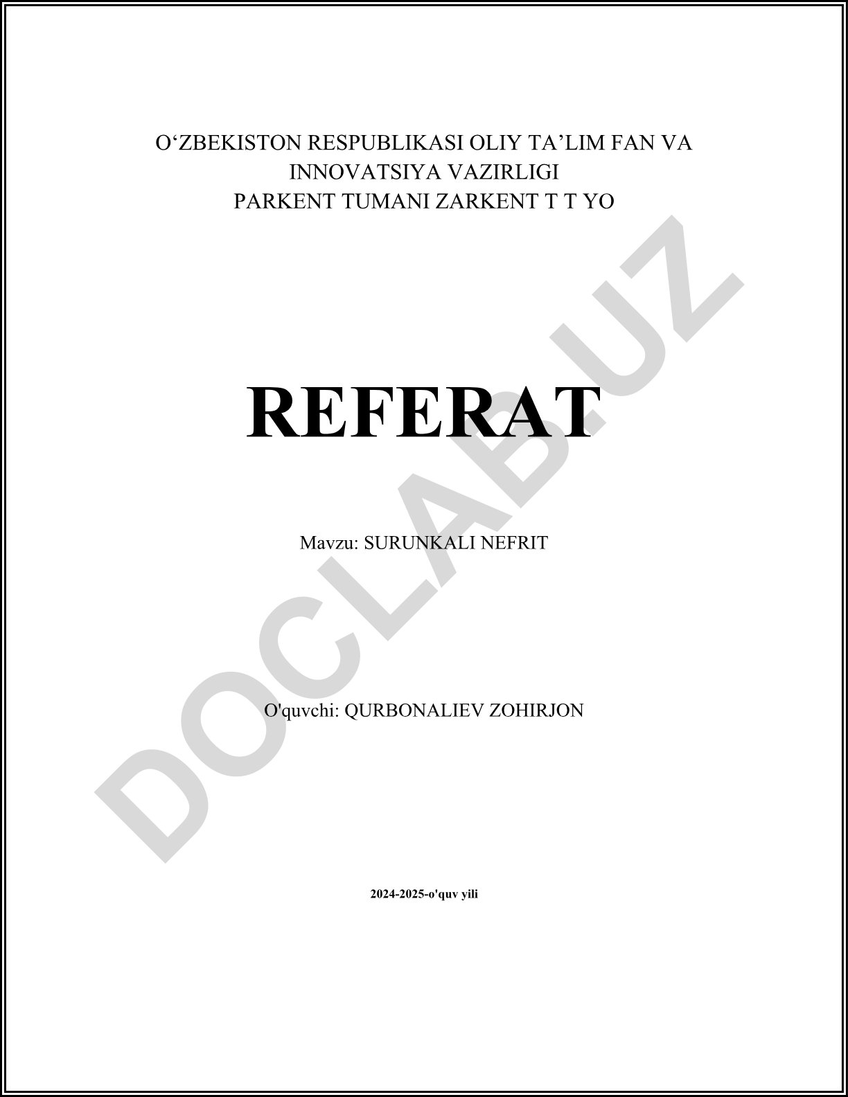 Surunkali nefrit
