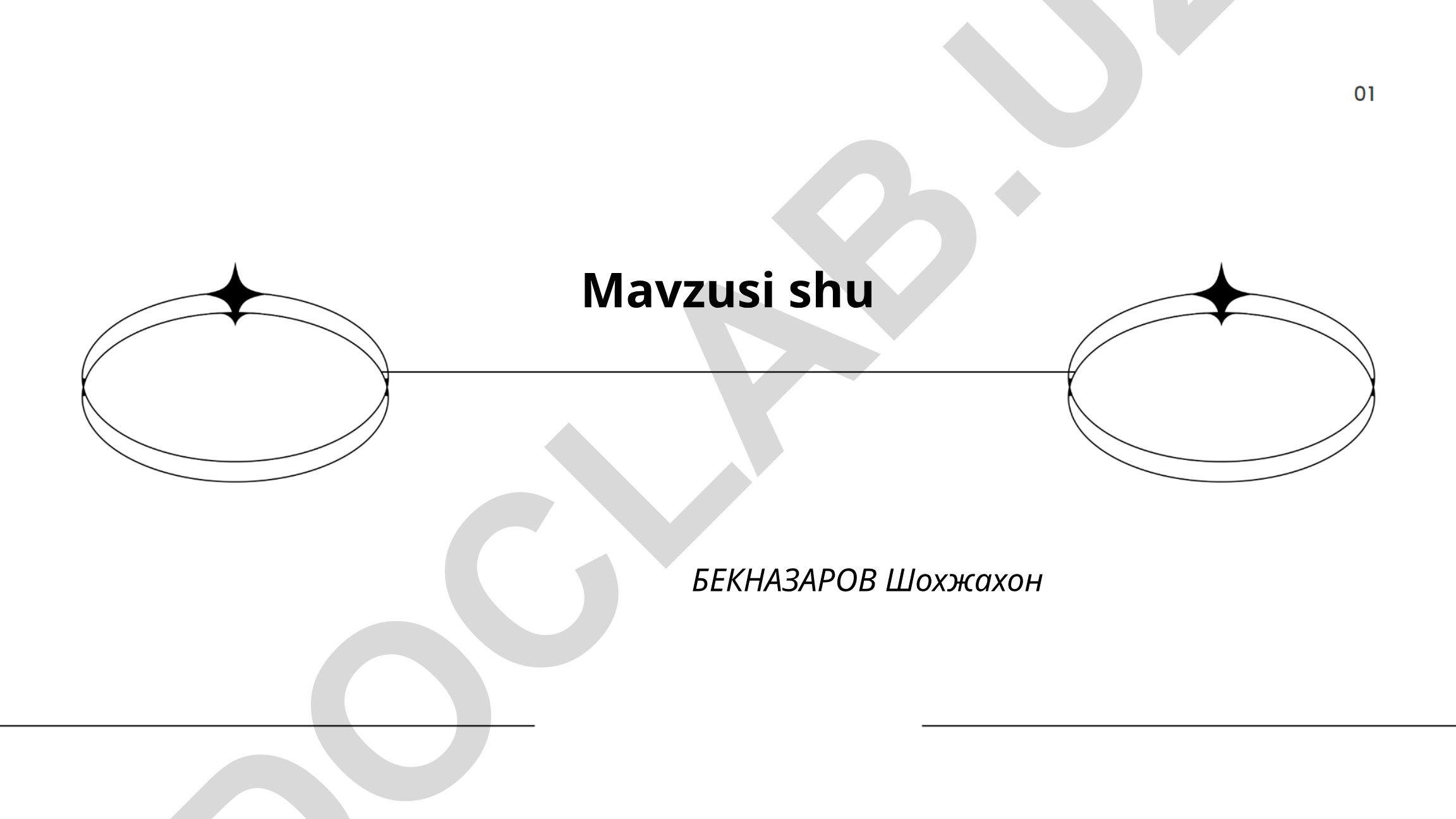 БЕКНАЗАРОВ Шохжахон