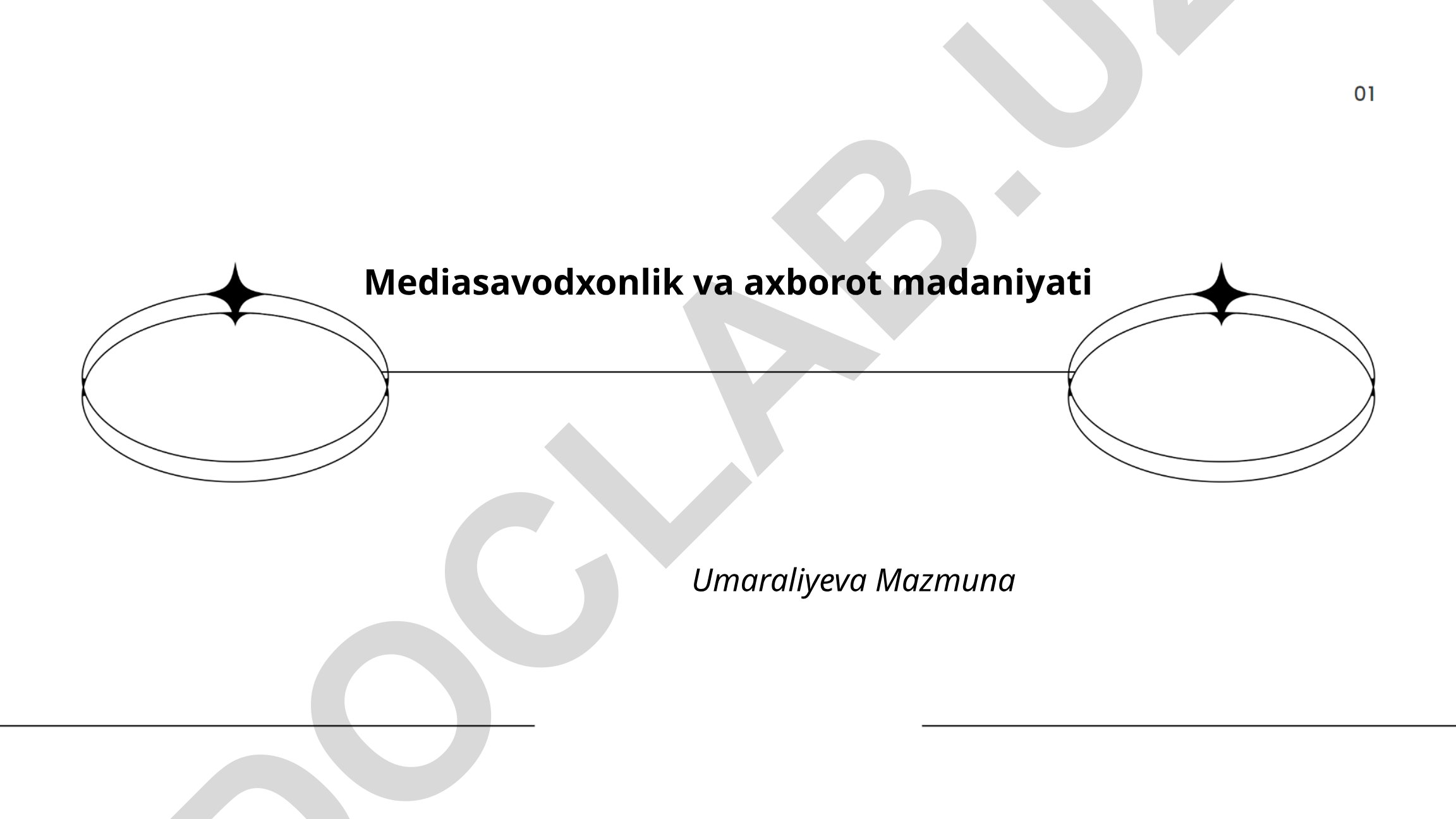 Mediasavodxonlik va axborot madaniyati