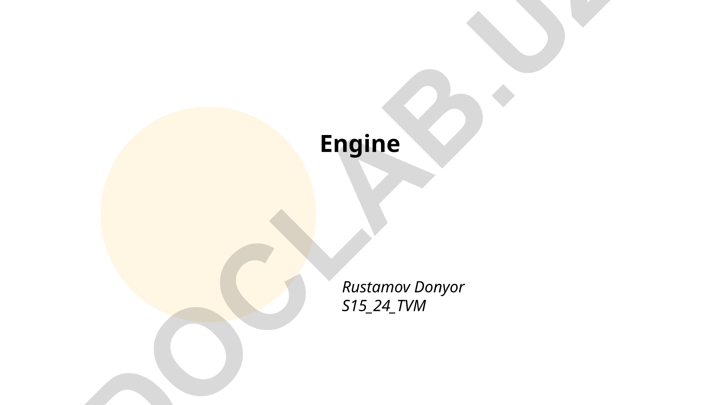 Combustion Engines and Internal Combustion Engine Design