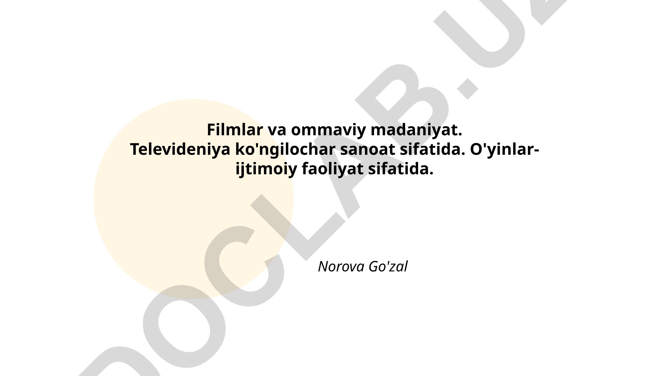 Filmlar va ommaviy madaniyat, televideniya va o'yinlar