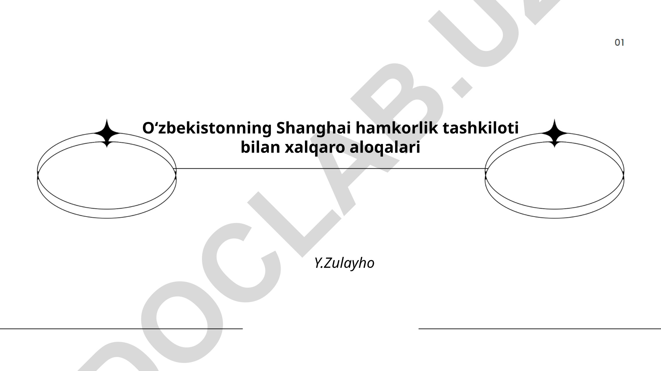 Oʻzbekistonning Shanghai hamkorlik tashkiloti bilan xalqaro aloqalari
