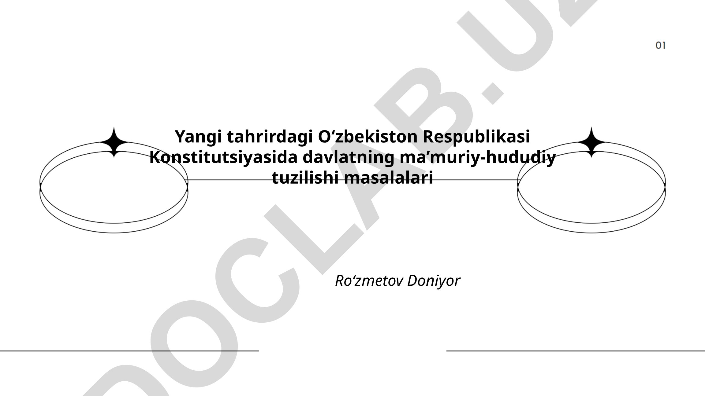 Yangi tahrirdagi O‘zbekiston Respublikasi Konstitutsiyasida davlatning ma’muriy-hududiy tuzilishi masalalari