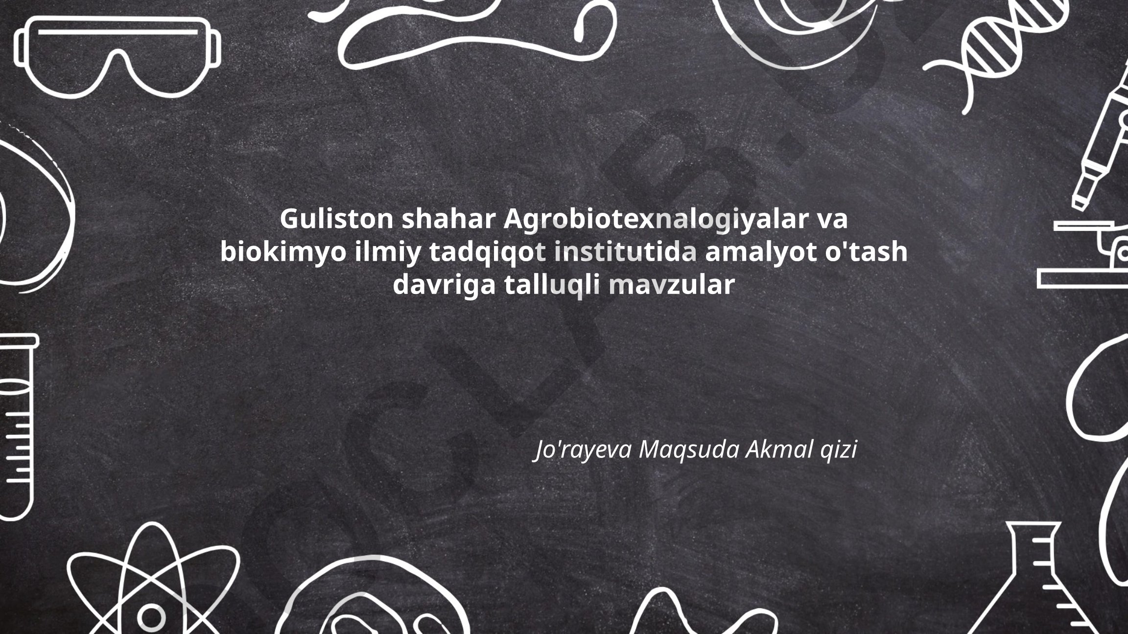 O'simlik bioteknologiyalari, genetik modifikatsiya va sug'orish tizimlari