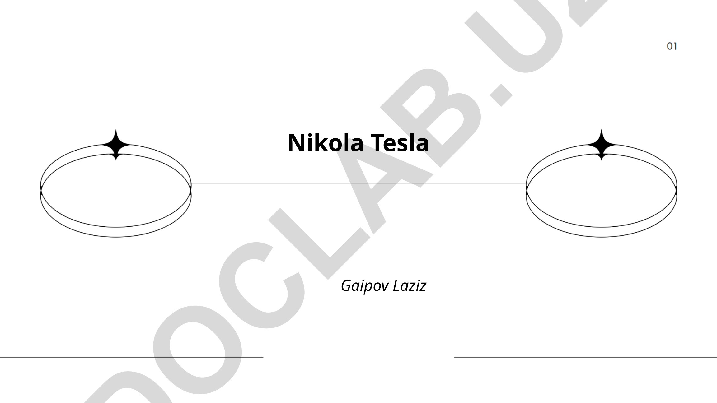 Nikola Tesla hayoti va elektr energiyasidagi yutuqlari