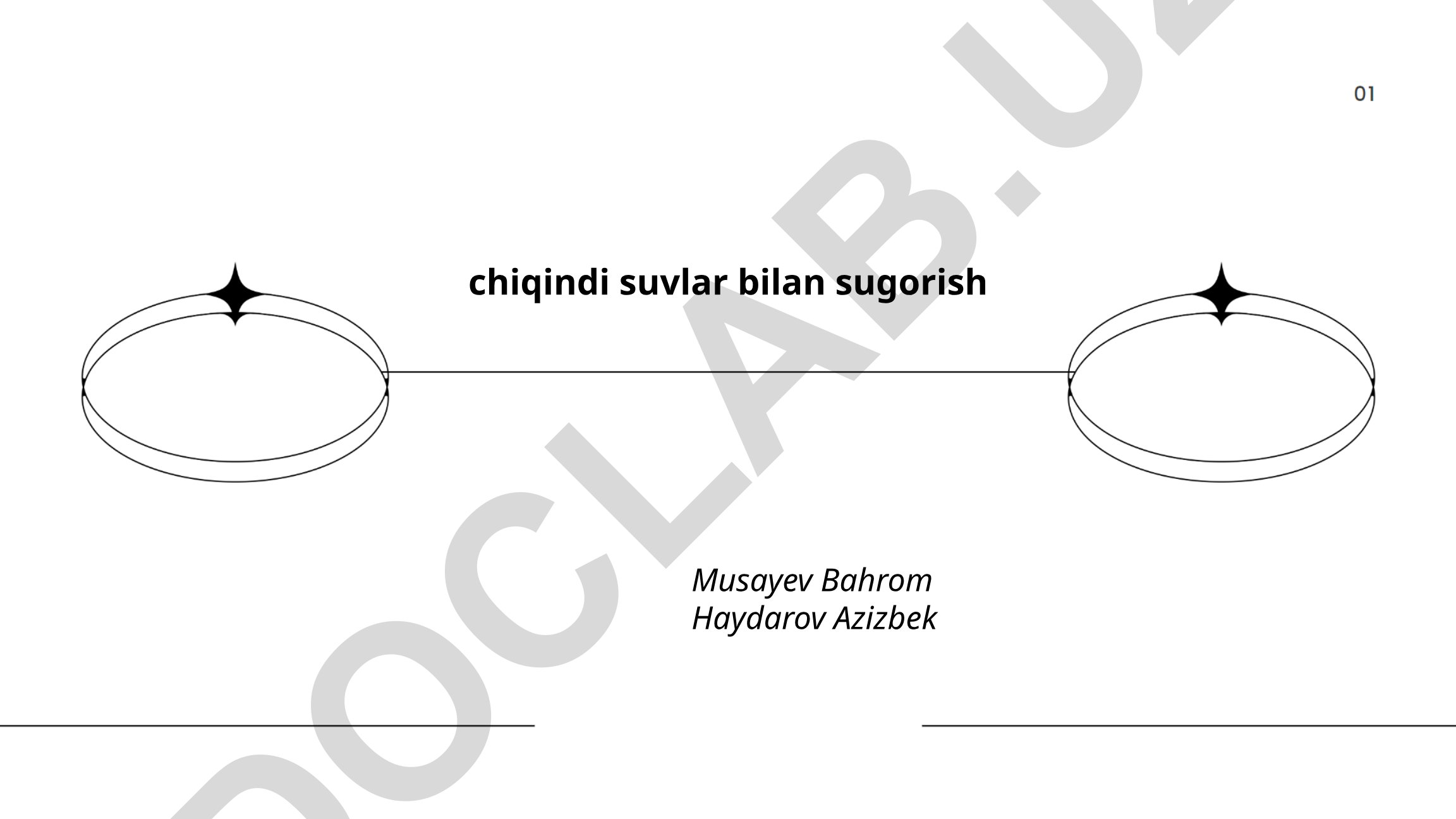 Chiqindi suvlar bilan sug'orish