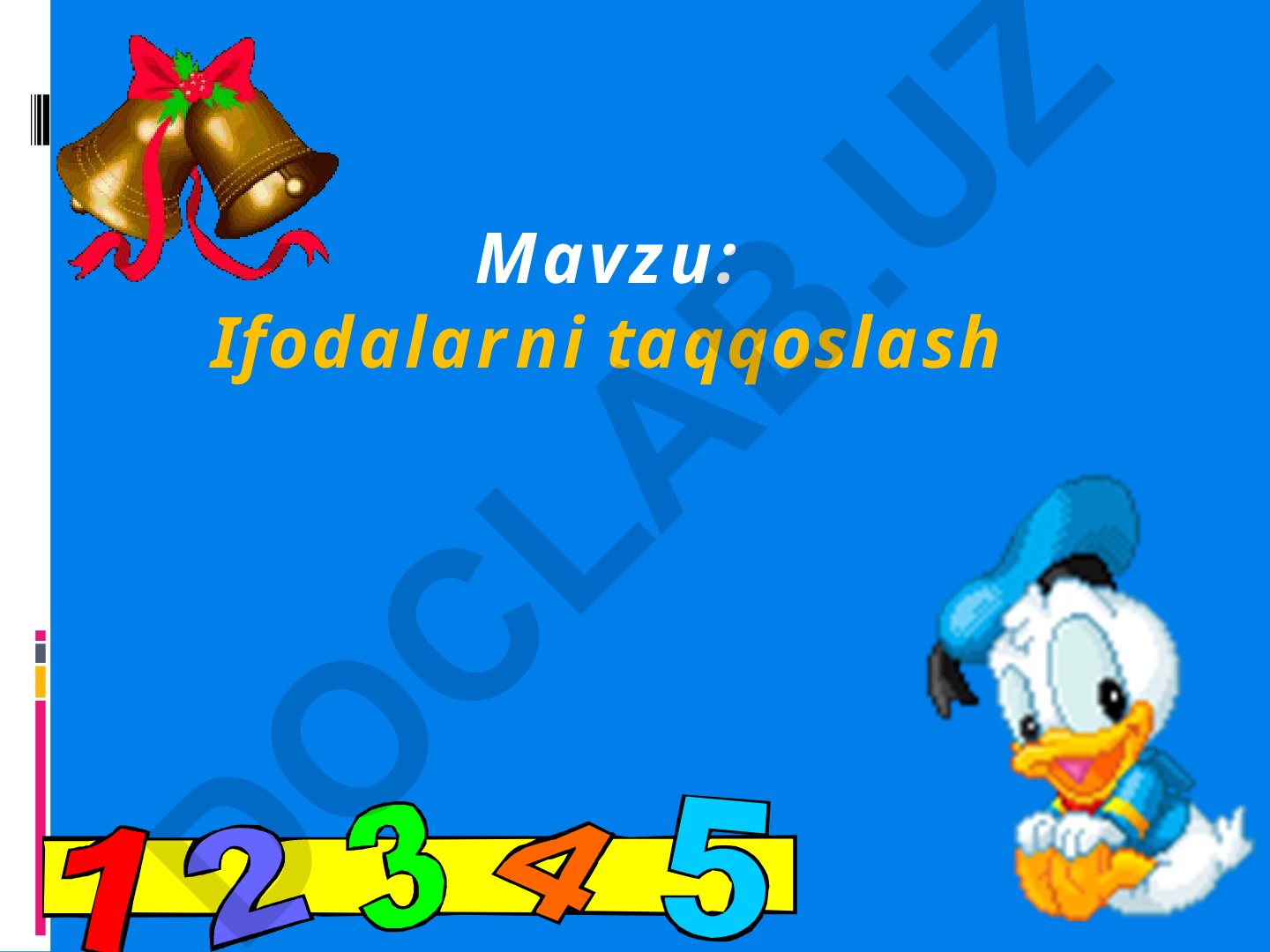 Ifodalarni taqqoslash