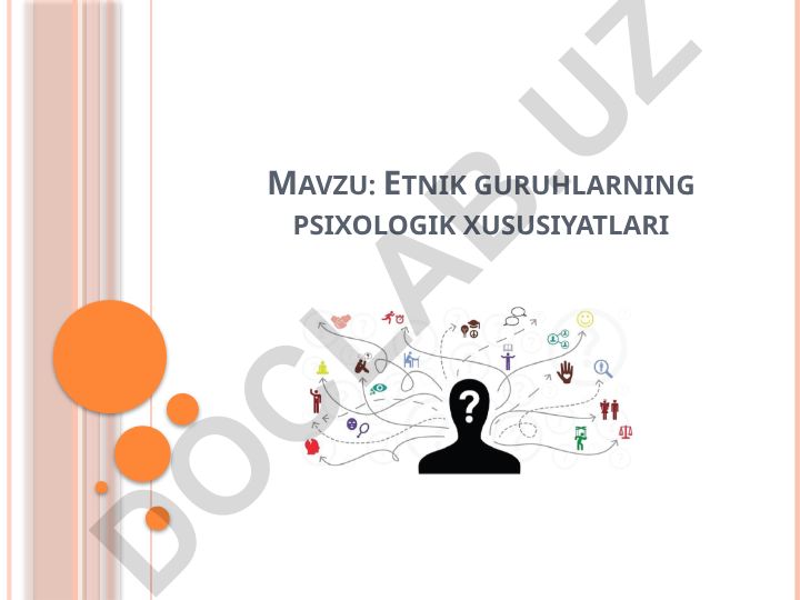 Etnik guruhlarning psixologik xususiyatlari