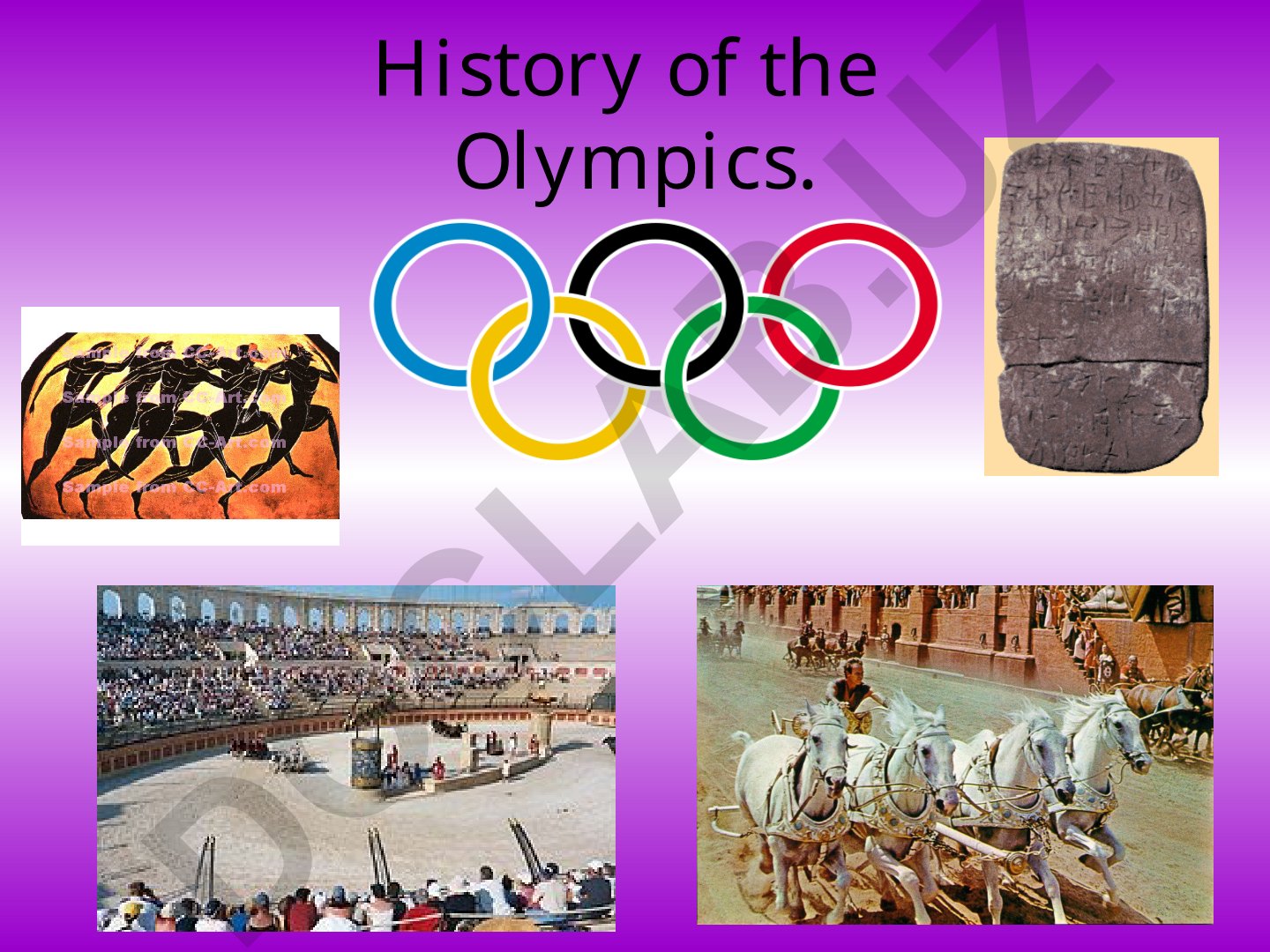 Qadimgi Olimpiya o'yinlari tarixi va tashkil etilishi