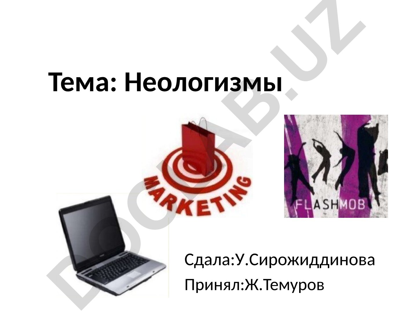 Неологизмы