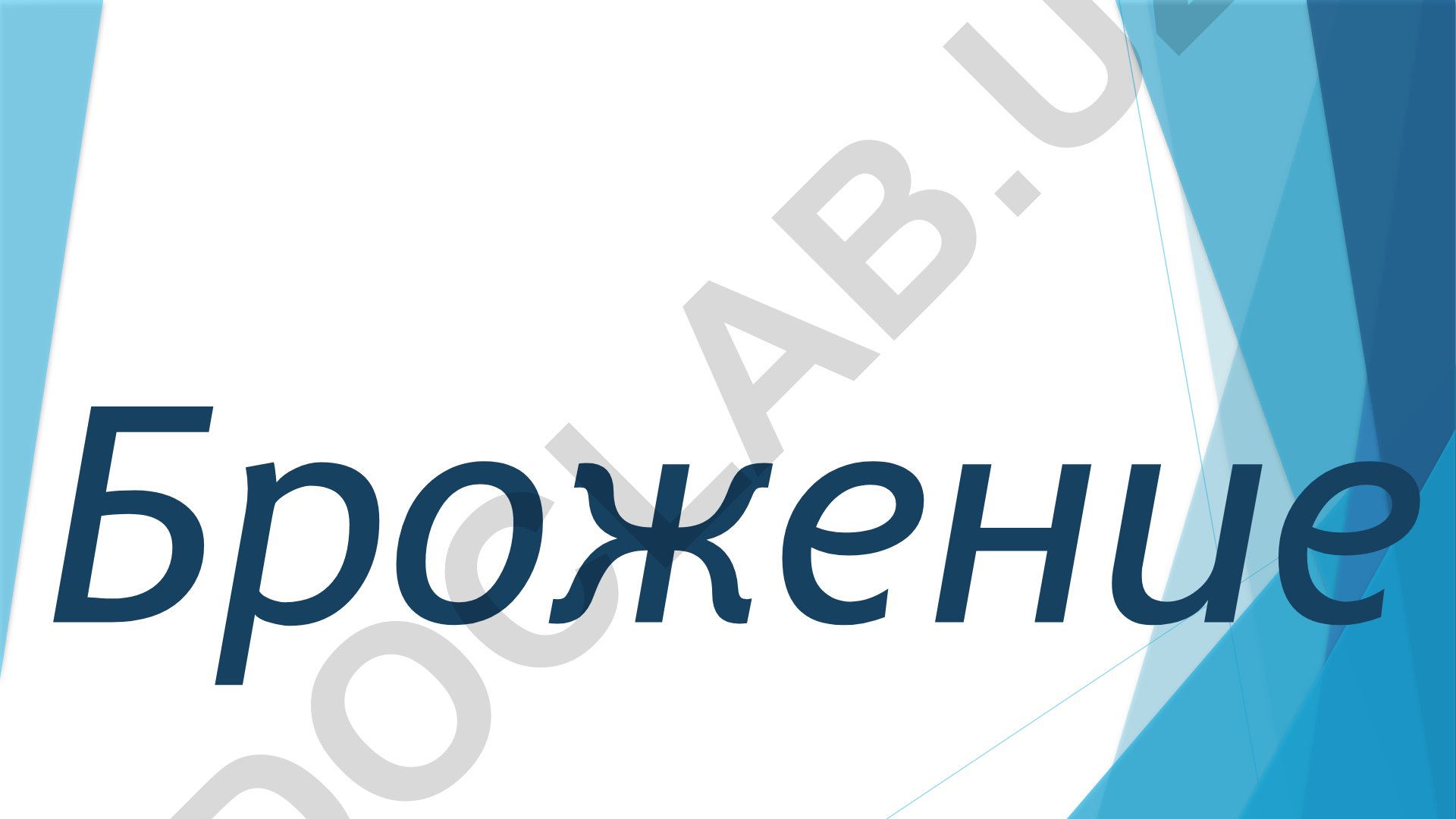 Брожение и анаэробные организмы