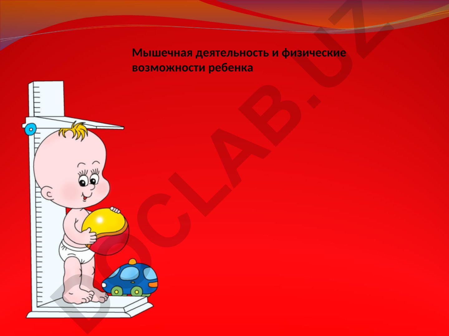 Мышечная деятельность и физические возможности ребенка