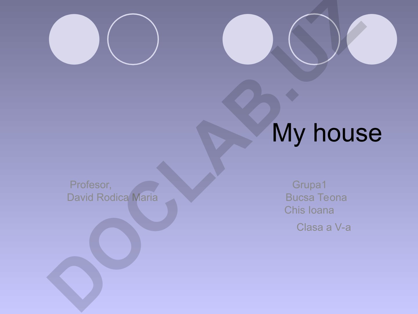 My house