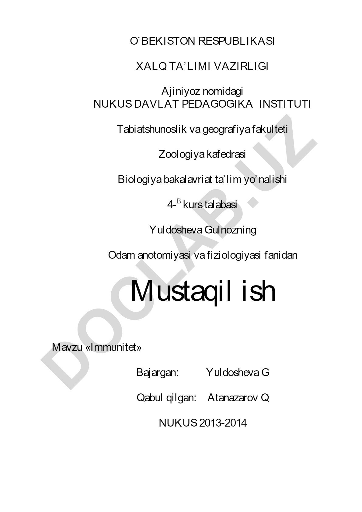 Immunitet