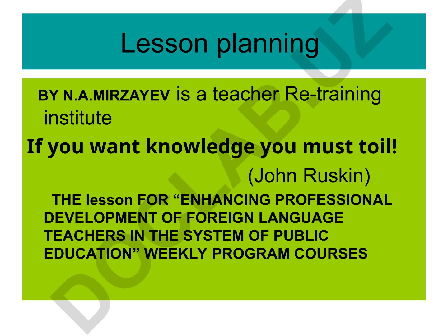 Enhancing Professional Development of Foreign Language Teachers in Public Education System