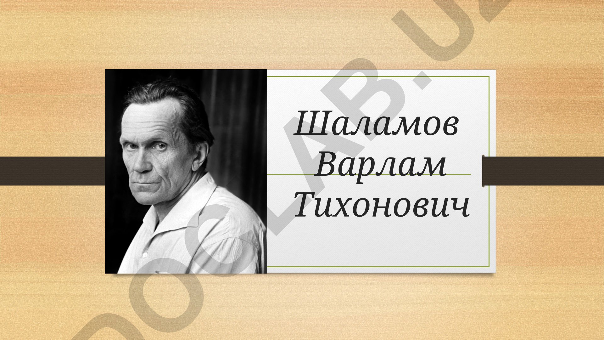 Варлам Шаламов: биография и творчество