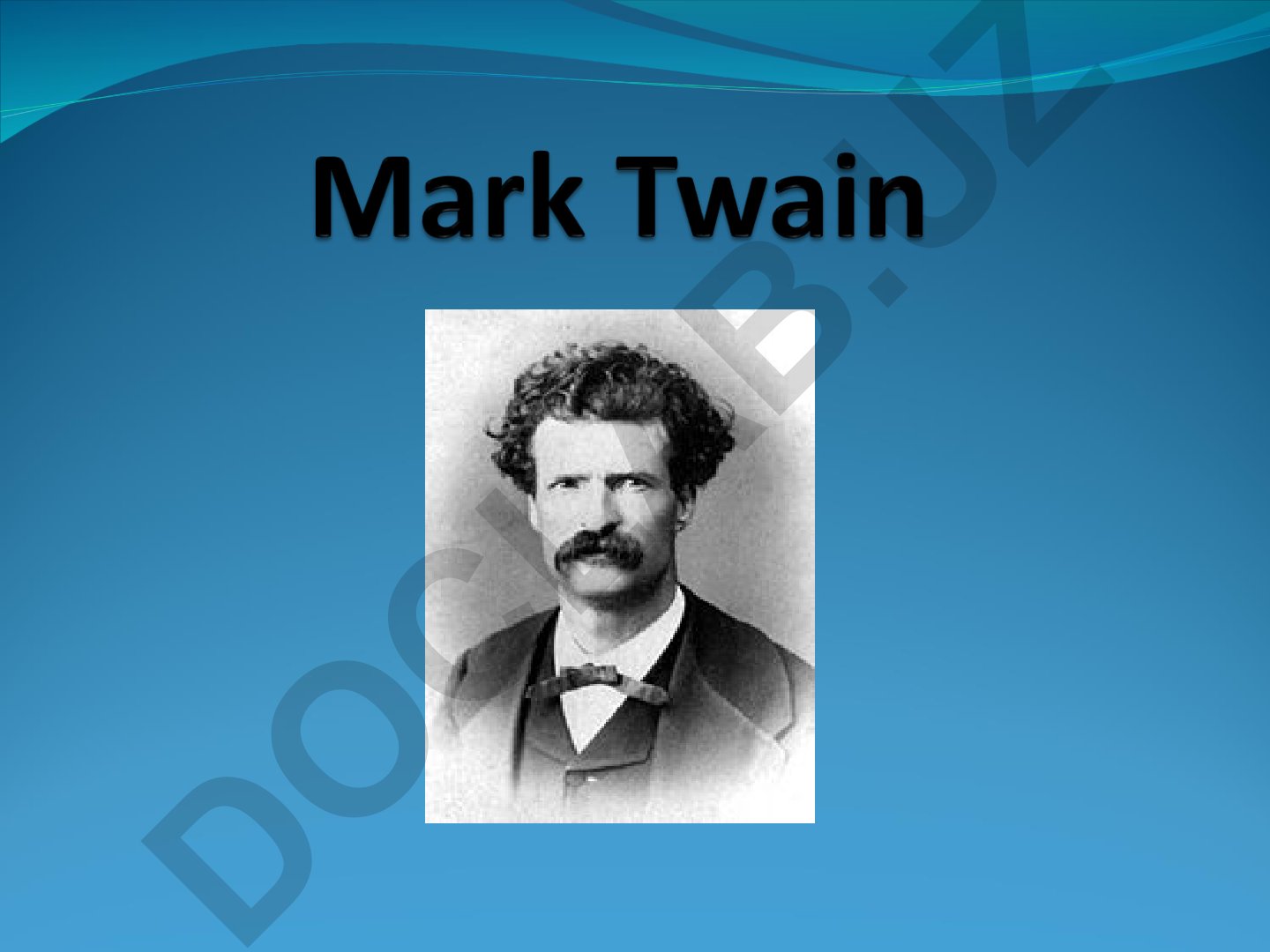 Mark Twain: American Author and Humorist