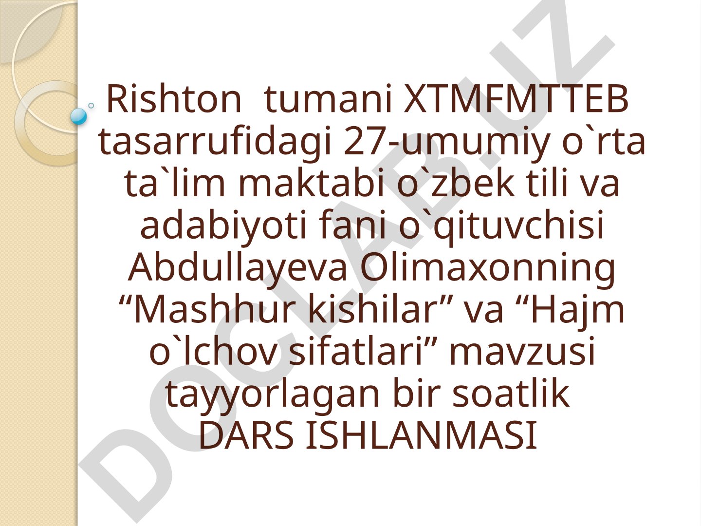 Mashhur kishilar va hajm o'lchov sifatlari