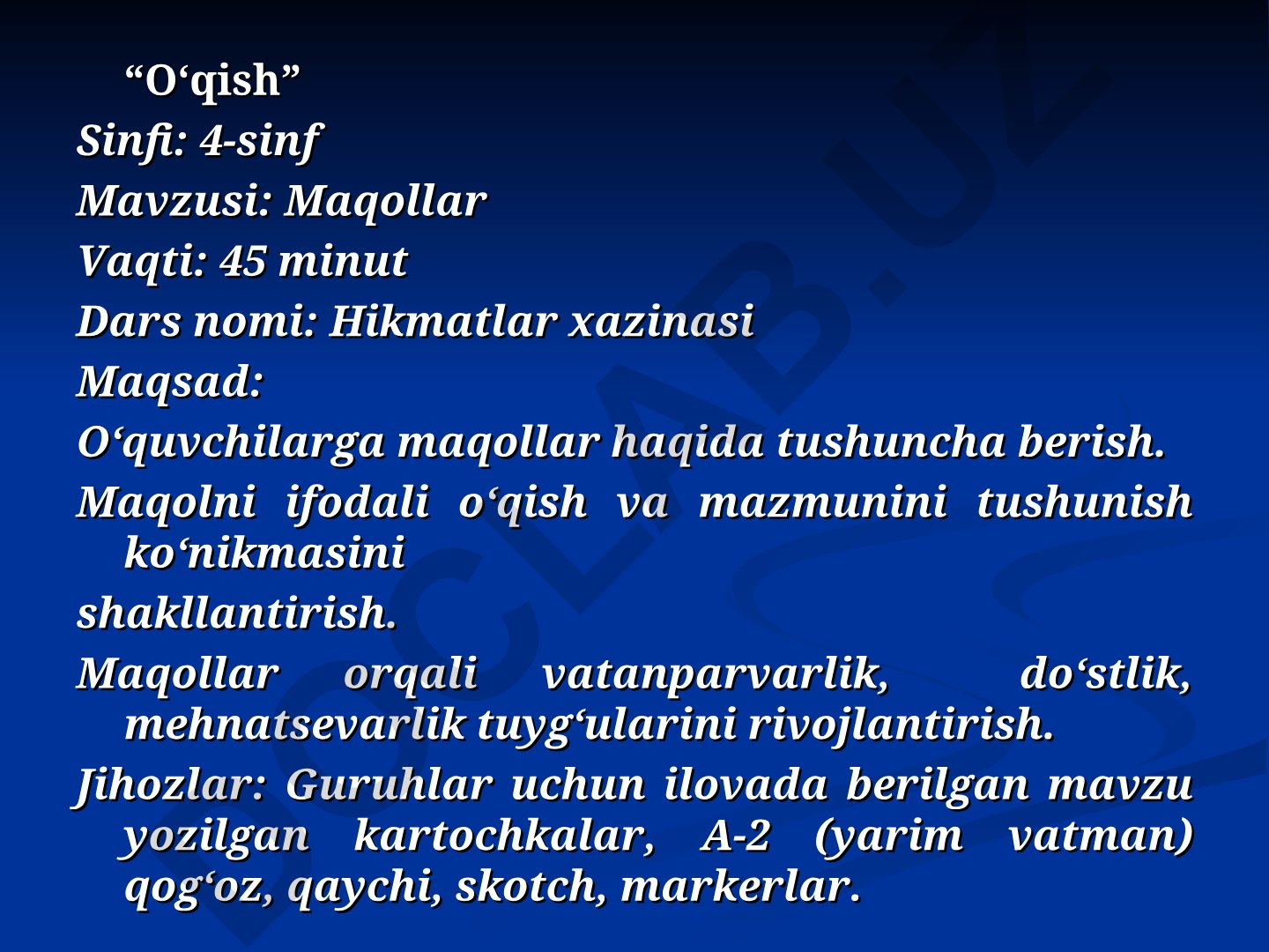Maqollar - Hikmatlar xazinasi