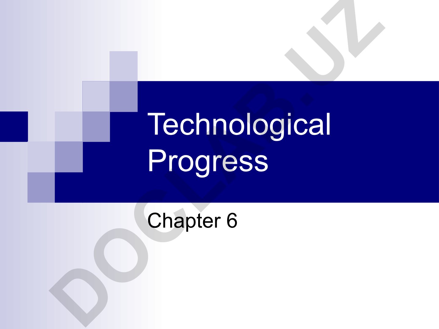 Technological Progress and Economic Growth Calculations